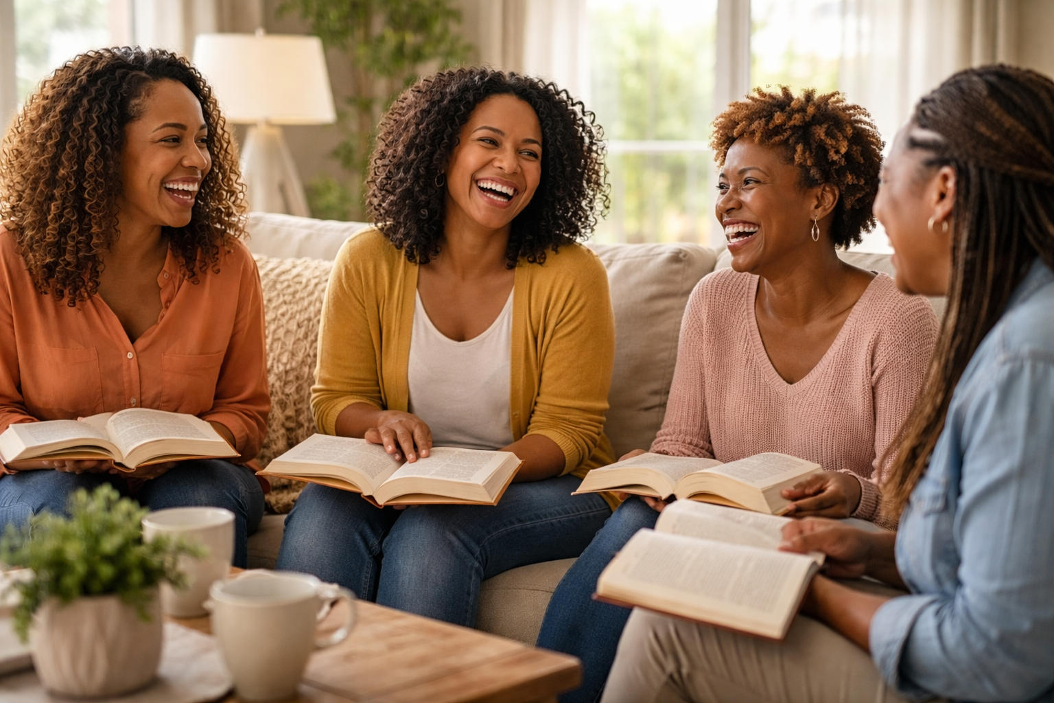 Women in faith community gathering