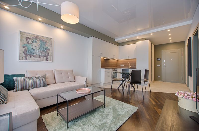 Finished home interior