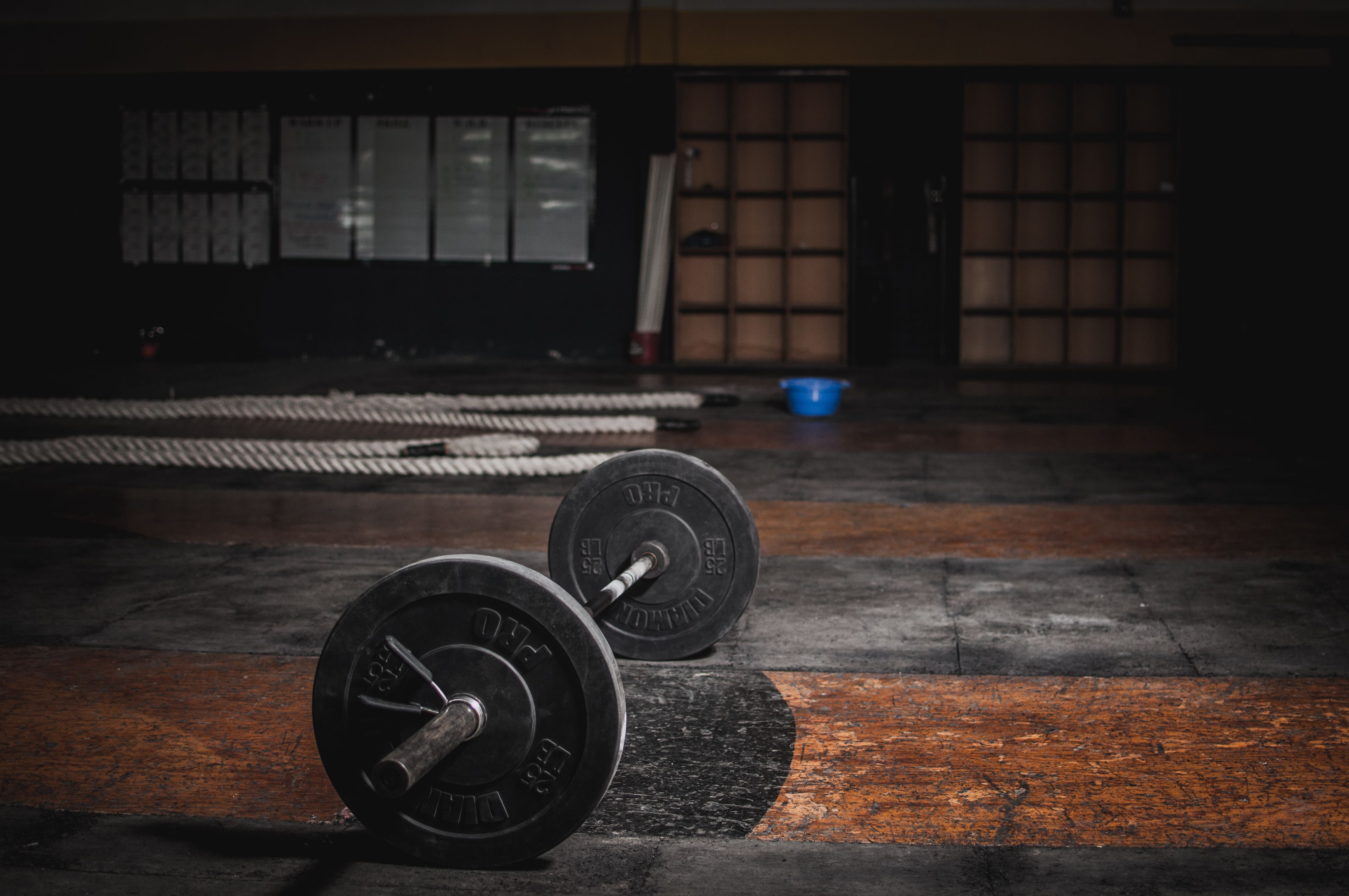 Community working out together